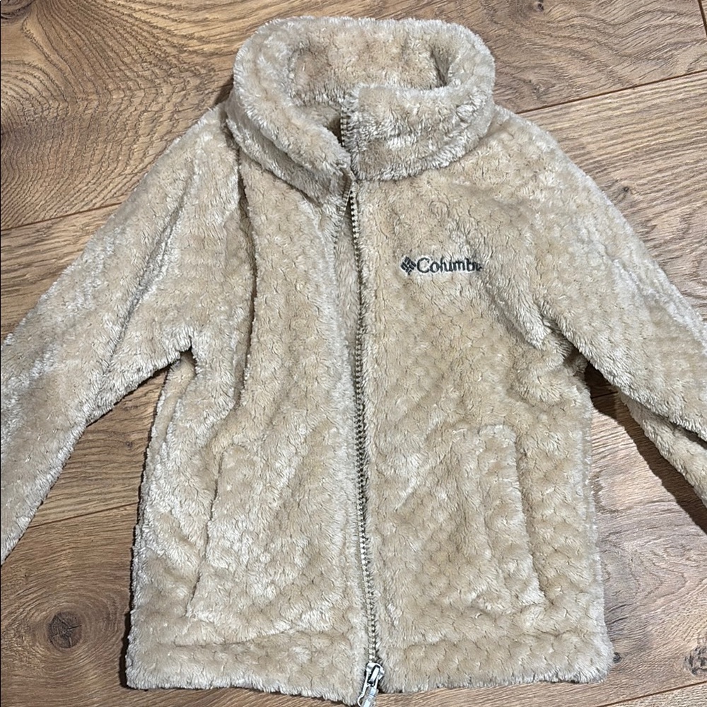 NWOT Columbia Kids' Tan Fleece Jacket